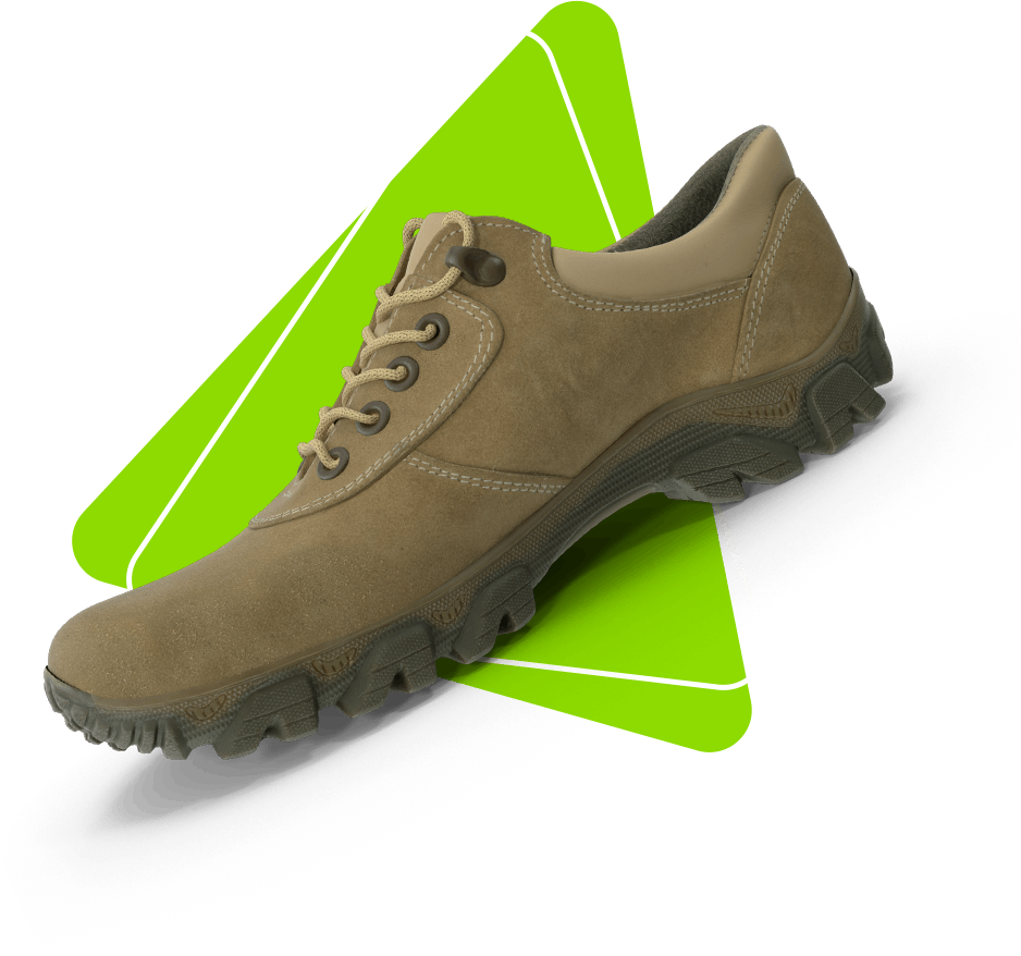 Chaussure de randonnée beige